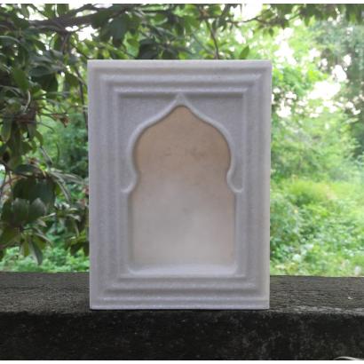 Marble Shrine Niche Small Stone Shrine - White Shrine Decorative Piece Home Decor 
