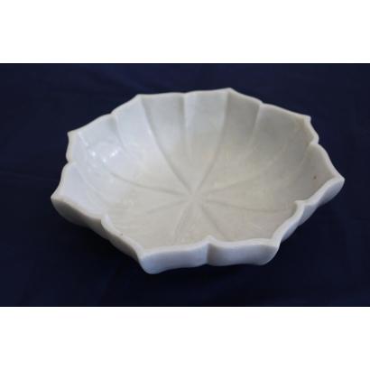Octagonal White Marble Bowl 