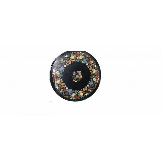 Table Top Royal Pietra Dura Marble Inlay Dining Coffee Center 