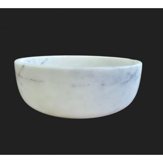 Round White Marble Stone bowl