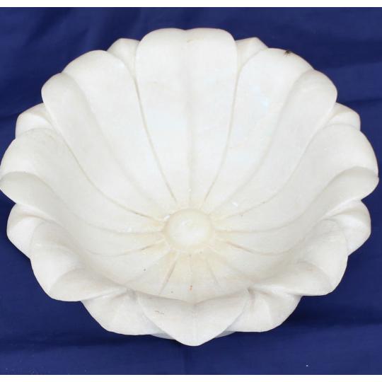 Floral Marble Bowl Flower Marble Urli
