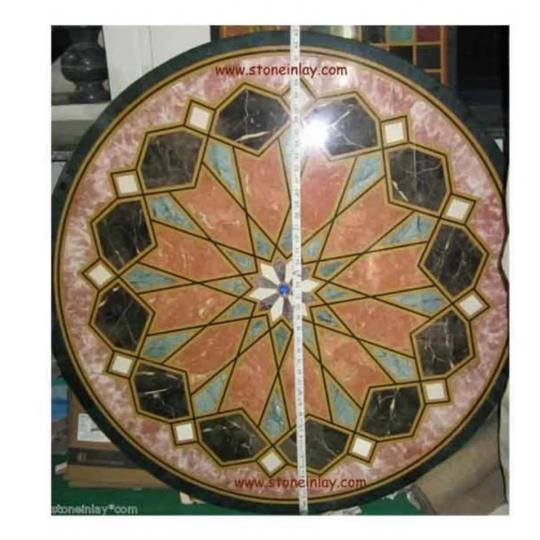 Coffee Table Top Marble Pietra Dura Mosaic Flooring