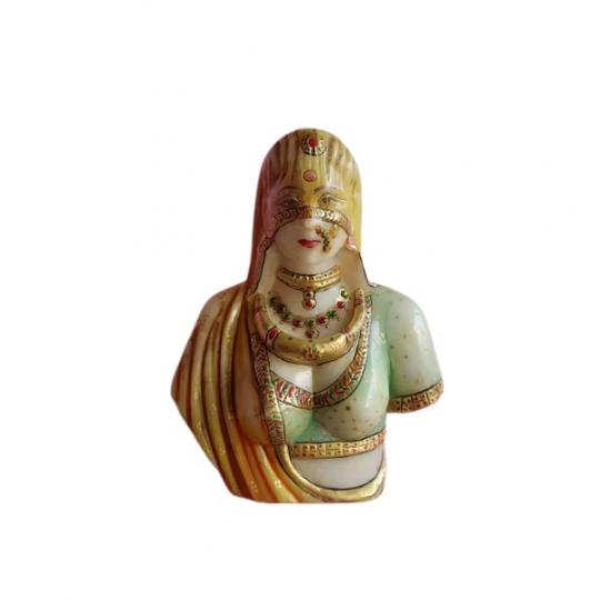 Lady women bust Hand carved Marble traditional woman Bust Sculpture Figurine Figure Decorative 