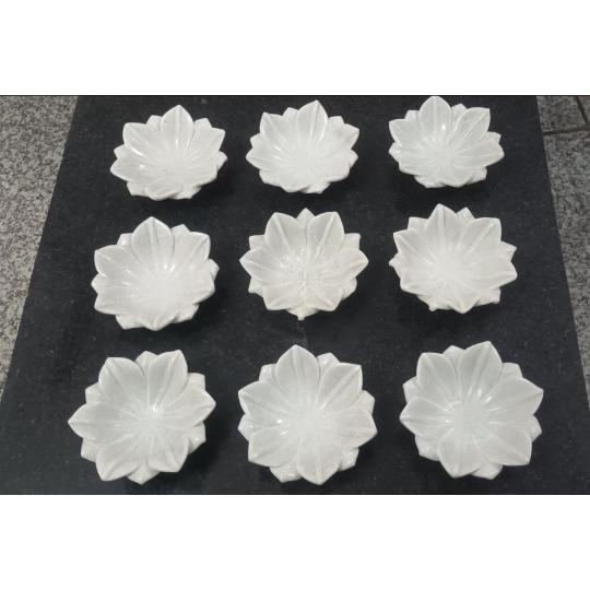 Lotus Design Marble Stone Bowl